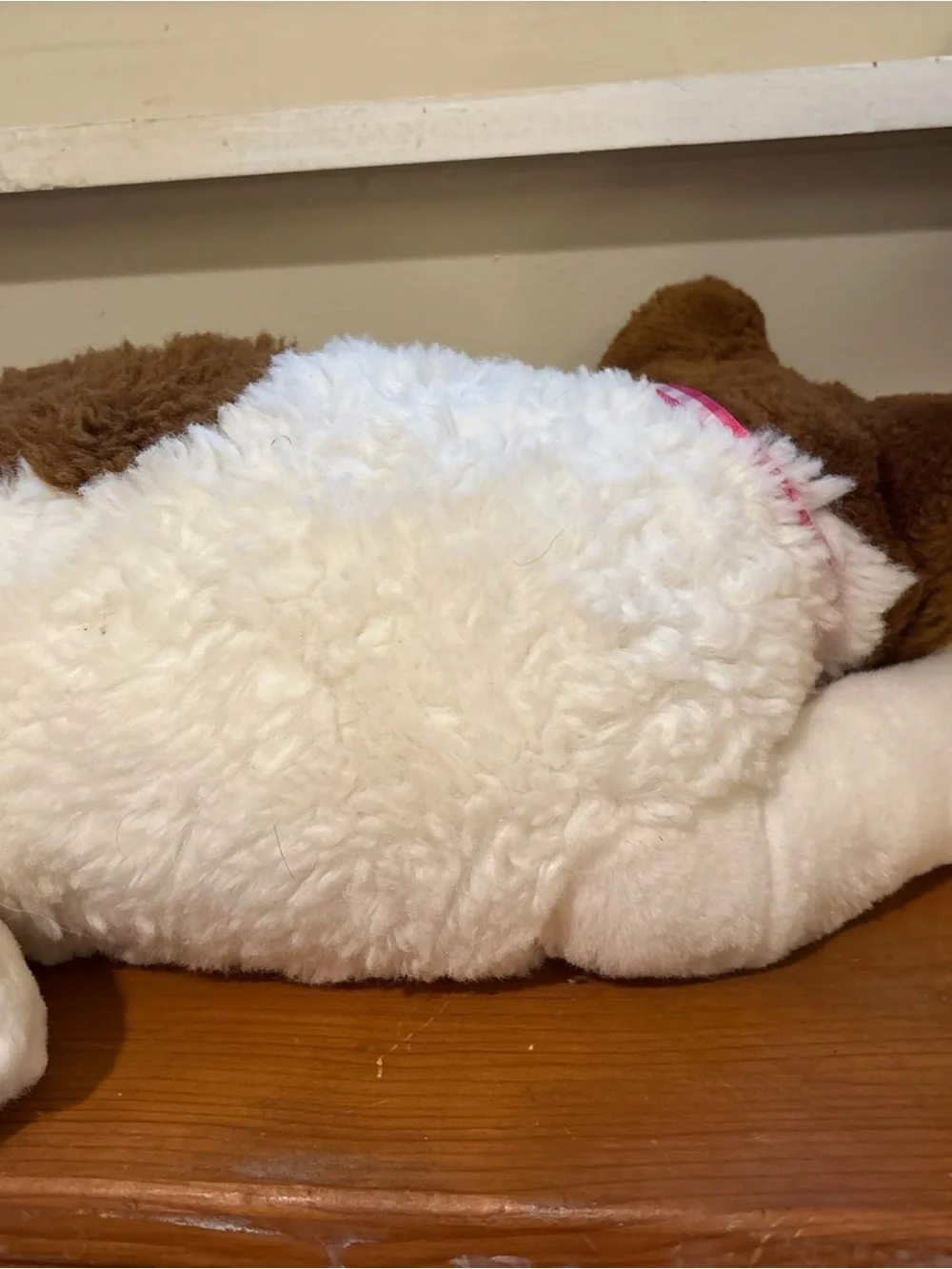 DAKIN Cream and Brown Plush Toy with Label
